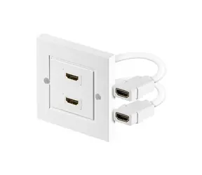 PremiumCord HDMI-Buchse im Panel 2x HDMI A - HDMI A Buchse/Buchse