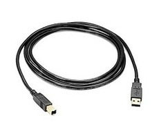 PremiumCord USB 2.0 Kabel AB, 2m Farbe schwarz