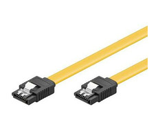 PremiumCord SATA III-Kabel mit Metallverriegelung 0,7 m