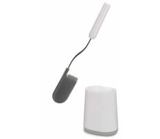 Joseph joseph WC-Bürste Silikon Flex weiß-grau