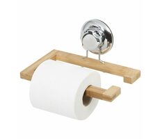 Compactor Bestlock SPA Bambus Toilettenpapierhalter ohne Bohren Chrom