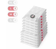 Compactor Aspispace 5x M 70 Liter + 5x L 120 Liter