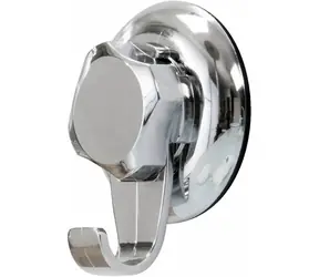 Compactor Bestlock Badezimmerhaken mit Saugnapf chrom / Belastbarkeit: bis 6kg / ohne Bohren