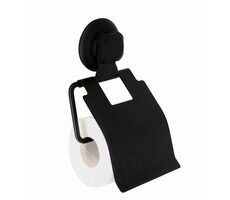 Compactor Bestlock Black Magic Toilettenpapierhalter mit Saugnapf schwarz / ohne Bohren