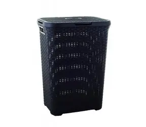 Curver RATTAN 60l Korb für schmutzige Wäsche braun