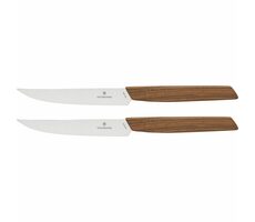 VICTORINOX Set mit 2 Steakmessern / gerade Klinge / Klingenlänge 12 cm