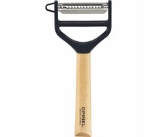 Opinel Gemüseschäler 2 Klingen blau / Julianne-Klinge / Holzgriff