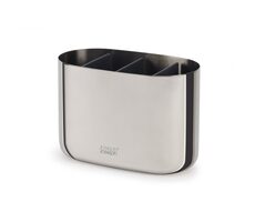 Joseph joseph EasyStore großer Zahnbürstenständer silber