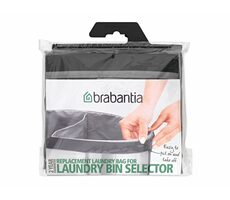 Brabantia Wäschekorbtasche Selectot 55L grau / Stoff