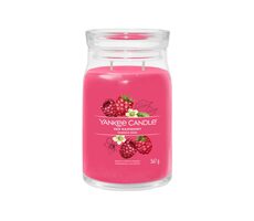 Yankee Candle Signature Red Raspberry großes Glas 567g / Brenndauer bis: 90h