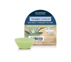 Yankee Candle Sage & Citrus Duftwachs für eine Aromalampe 22g / Brenndauer bis zu: 8 Stunden