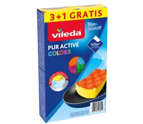 Vileda Pur Active Colors Geschirrschwämme / 4 Stk