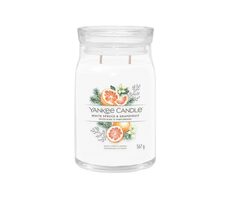 Yankee Candle Signature White Spruce & Grapefruit 567g - Kerze groß 2 Dochte / Brenndauer: bis zu 90h