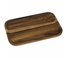 Zassenhaus 55955 Servierteller aus Holz / 26x17 cm / Akazie 