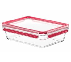 Emsa Clip&Close Glas-Lebensmittelbox 2 l rot