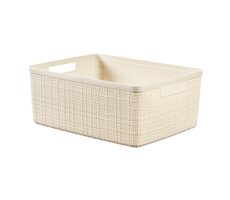 Curver Jute-Aufbewahrungskorb 12 l beige / 36 x 28 x 15 cm