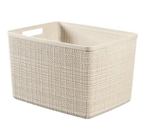 Curver Jute-Aufbewahrungskorb 20 l beige / 23 x 36 x 28 cm