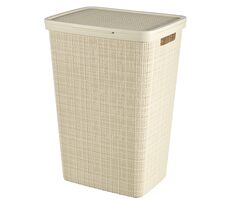 Curver Jute Wäschekorb 58 l beige / 60 x 43 x 34 cm