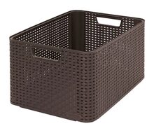 Curver Style Aufbewahrungskorb L 30 l braun / 43,6 x 22,8 x 32,6 cm 