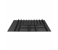 Elletipi Wood Line Sideboard für Schubladen 120 cm schwarze Buche