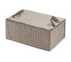 Compactor Rivoli Textile Aufbewahrungsbox für Bettdecke braun / 70 x 50 x 30 cm 