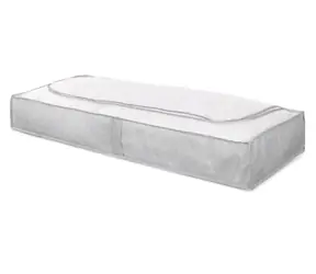 Compactor Boston Low Textil-Aufbewahrungsbox grau / 107 x 46 x 16 cm 