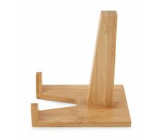 Compactor Bamboo Tablet-Halter aus Bambusholz / 9 x 12 x 13 cm