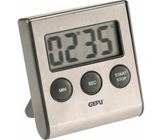 Gefu CONTARE Digitaler Küchentimer Silber / 1x AAA