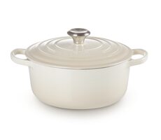 Le Creuset Signature Topf mit Deckel 20 cm beige