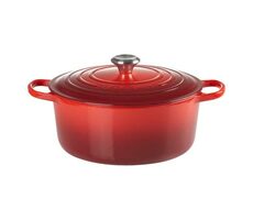 Le Creuset Signature Topf mit Deckel 24 cm rot
