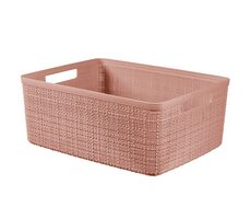 Curver Jute M Aufbewahrungsbox 12 l rosa / 36 x 15 x 28 cm
