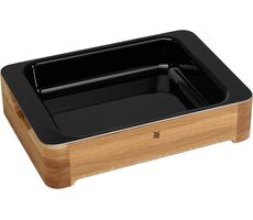 WMF Fusiontec Backform mit Holz-Servierständer 3l