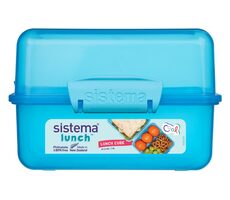 Sistema Lunch Lunchbox mit 2 Fächern 1,4 l blau