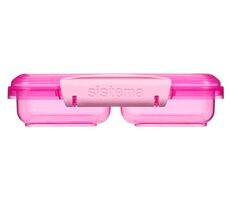 Sistema Lunch 2-Fächer Lunchbox 350 ml rosa