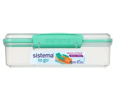 Sistema TO GO Snackbox mit separatem Fach 410 ml mint