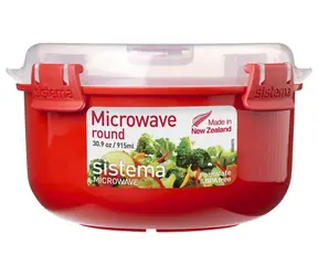 Sistema Mikrowellendose zum Erhitzen von Speisen 915 ml rot