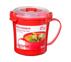 Sistema Mikrowellen-Suppenbecher 656 ml rot