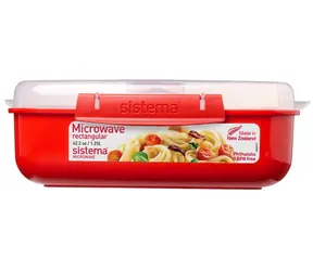 Sistema Microwave Lebensmittel-Wärmebox 1,25 l rot