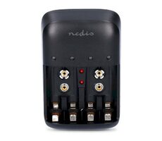 Nedis BACH07 NiMH-Ladegerät / 500 mA / 1,2 / 9 V DC / 0,5 AA / AA & AAA 