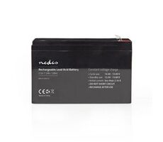 Nedis Wiederaufladbarer Bleiakku / Blei-Säure / Wiederaufladbar / 12 V / 7200 mAh