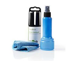 Nedis Bildschirmreiniger 150ml / Spray inkl. Wischer / Laptop / TV / Smartphone / Tablet 