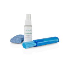 Nedis Bildschirmreiniger 35 ml / Spray inkl. Wischer / Laptop / TV / Smartphone / Tablet 