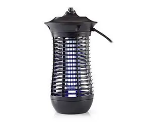 Nedis Elektrische Insektenfalle schwarz / 18 W / Leuchtmitteltyp: 2G11 18W PL/BL / Wirkungsbereich: 150 m2 