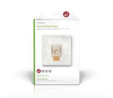Nedis Staubsaugerbeutel 4 Stück / Synthetik / Passend für: BOSCH & Siemens 