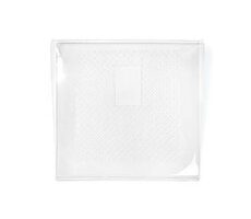 Nedis Tropfschale unter dem Kühlschrank / 61 cm / 59 cm / 59 cm / 5 cm / transparent / Kunststoff