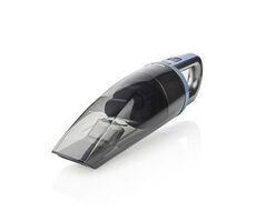 Nedis VCHH6BU75 blaugrau / Kabelloser Handstaubsauger / 75 W / Wiederaufladbar / Nass/Trocken / Li ION 