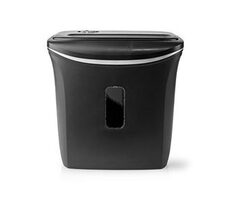 Nedis PASH120BKA4 schwarz / Aktenvernichter / Kreuzschnitt / 6x A4-Seiten / 12 l / 300 W 