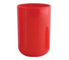 MSV INAGUA Zahnputzbecher rot / Kunststoff