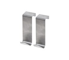 MSV 2 Stück Schrankaufhängehaken / Edelstahl