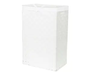 Compactor Tent Wäschekorb mit Deckel 55 L weiß / 25 x 38 x 60 cm
